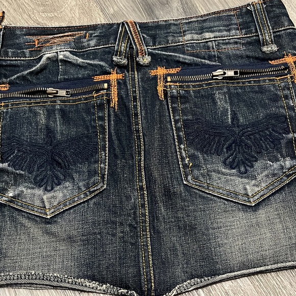 Denim Mini Skirt - Picture 12 of 12